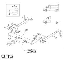 Carlig remorcare Opel Movano VAN + Platforma